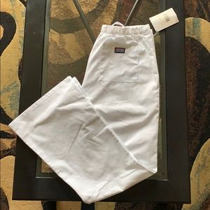 Cherokee Workwear Size S White Scrub Pants NWT